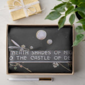 ヴィンテージの妖精オンバブルズ&ファンタジー城 薄葉紙 (ギフト)