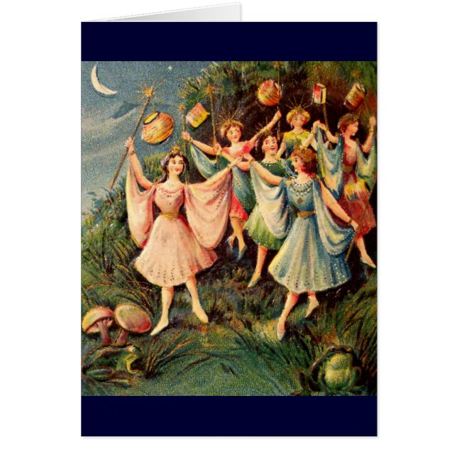 ヴィンテージの妖精カード (正面)