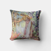 ヴィンテージの妖精 クッション (正面)