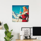 ヴィンテージの娘 ポスター (ホームオフィス)