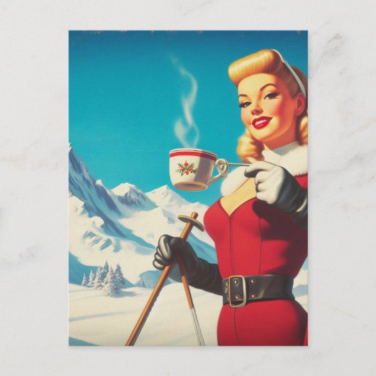 ヴィンテージの娘 ポストカード (正面)