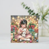 ヴィンテージの子とピンクの子ども シーズンカード (スタンド正面)