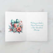 ヴィンテージの子とピンクの子ども シーズンカード (内部)