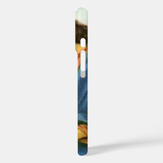 ヴィンテージの子どもがイエス・キリストに花を持って来る Case-Mate iPhoneケース (裏面 / 左)