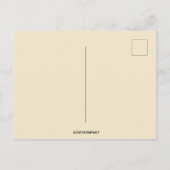 ヴィンテージの子どもそり陽気なクリスマス ポストカード (裏面)