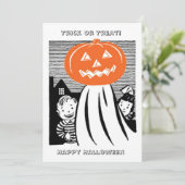 ヴィンテージの子どもたち（ハロウィーンのグリーティングカード） シーズンカード (スタンド正面)
