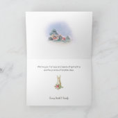 ヴィンテージの子どもたち（白いイースターバニー） シーズンカード (内部)