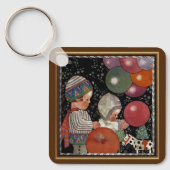 ヴィンテージの子ども誕生会、風船やおもちゃなど キーホルダー (正面)