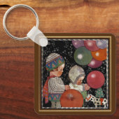 ヴィンテージの子ども誕生会、風船やおもちゃなど キーホルダー (正面)