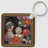 ヴィンテージの子ども誕生会、風船やおもちゃなど キーホルダー (裏面)