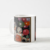 ヴィンテージの子ども誕生会、風船やおもちゃなど コーヒーマグカップ (正面左)