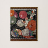 ヴィンテージの子ども誕生会、風船やおもちゃなど ジグソーパズル (縦)