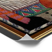 ヴィンテージの子ども誕生会、風船やおもちゃなど ポスター (角)