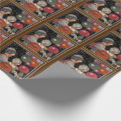 ヴィンテージの子ども誕生会、風船やおもちゃなど ラッピングペーパー (角)