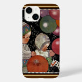 ヴィンテージの子ども誕生会、風船やおもちゃなど Case-Mate iPhoneケース (裏面)