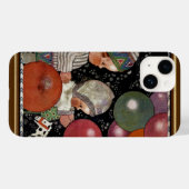 ヴィンテージの子ども誕生会、風船やおもちゃなど Case-Mate iPhoneケース (裏面 (横))