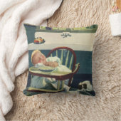 ヴィンテージの子ども、ベビー眠るハイチェアキッチン クッション (ブランケット)