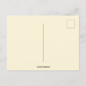 ヴィンテージの子ども(旗そり新年おめでとう) ポストカード (裏面)