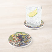 ヴィンテージの子ども、野球選手がガードを越える コースター (側面)