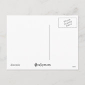 ヴィンテージの子のクリスマスポストカード シーズンポストカード (裏面)