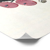 ヴィンテージの子供たちがおもちゃの列車で遊んで楽しむ ポスター (角)