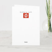 ヴィンテージの子犬 シーズンカード (裏面)