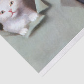 ヴィンテージの子猫のギフトラップかわいい 薄葉紙 (詳細)