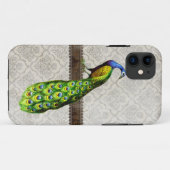 ヴィンテージの孔雀のイラストレーションのiPhone 5の場合 Case-Mate iPhoneケース (裏面(横))
