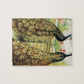 ヴィンテージの孔雀 ジグソーパズル (横)