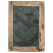 ヴィンテージの学校の石板の先生のクリップボード クリップボード (裏面)
