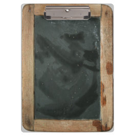 ヴィンテージの学校の石板の先生のクリップボード クリップボード