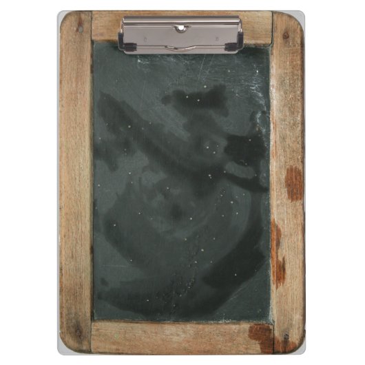 ヴィンテージの学校の石板の先生のクリップボード クリップボード (正面)