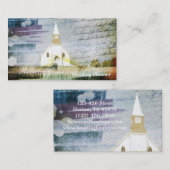 ヴィンテージの宗教国のチャペル 名刺 (正面/裏面)