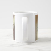 ヴィンテージの宗教的なイースター、十字架を持つ修道女 ジャンボコーヒーマグカップ (裏面)