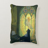 ヴィンテージの宗教遊、修道院のオルガン アクセントクッション (裏面(縦))