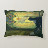 ヴィンテージの宗教遊、修道院のオルガン アクセントクッション (裏面)