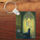 ヴィンテージの宗教遊、修道院のオルガン キーホルダー (正面)