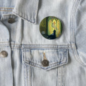 ヴィンテージの宗教遊、修道院のオルガン 缶バッジ (インサイチュ)