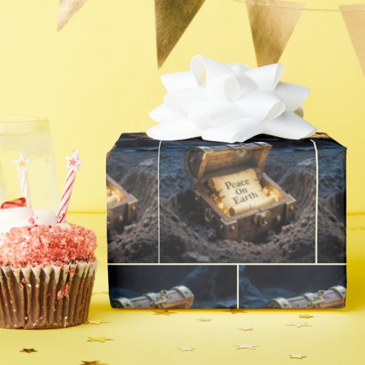 ヴィンテージの宝箱 ラッピングペーパー (誕生日パーティー)