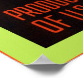 ヴィンテージの実のラベル ポスター (角)