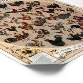 ヴィンテージの家のプリント ポスター (角)