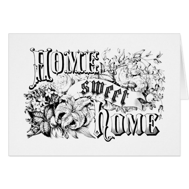 ヴィンテージの家の甘い家の家の装飾およびギフト (正面横)