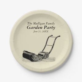 ヴィンテージの家族会の園遊会の紙皿 ペーパープレート