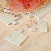 ヴィンテージの小さい魔法使いおよび黒猫 ジグソーパズル (側面)