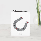 ヴィンテージの小さなカウボーイの感謝カード サンキューカード (裏面)