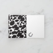 ヴィンテージの小さなカウボーイサンキューカード サンキューカード (内部)