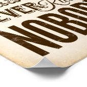 ヴィンテージの小さなパーティーは誰も署名を殺さない ポスター (角)