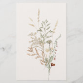 ヴィンテージの小さなフローラゲーム チラシ (裏面)