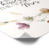 ヴィンテージの小さなフローラ数を推測するキスゲーム ポスター (角)