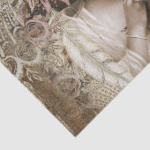 ヴィンテージの小さな女の子のティッシュペーパー 薄葉紙 (詳細)